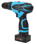 Rock Solid 25V Cordless Drill Driver featuring a rechargeable battery, designed for home repairs and workshop tasks.