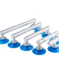 Heavy Duty Aluminum Alloy Glass Vacuum Gripper And Smartphone Screen Suction Cup Puller Tool For Quick Setup And No Sweat Installations With Top Shelf Grip, set of multiple sizes.