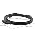 Black Pressure Cooker Lid Edge Support Bracket Heat Resistant Plastic Replacement Part For Electric Multi Cooker Home Kitchen Appliance Lid Grip For Easy Handling, 34cm