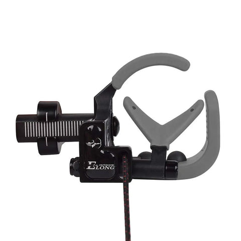 Drop Away Arrow Rest With Full Containment for Compound Bow Left Hand, Cable Driven High Speed Landing Equipment, side view