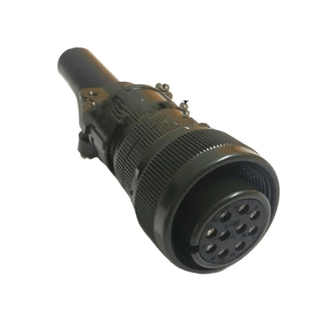 Side view of Servo Motor Encoder Connector Kit Featuring MS3106A 18 1S And MS3102A 18 1P Socket for CNC Robotics