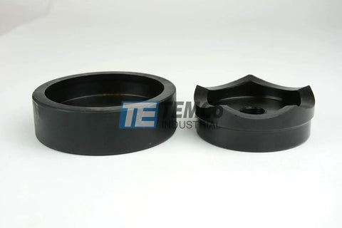 Three Inch Conduit Knockout Punch And Die For Hydraulic Knockout Driver Three Quarter Inch Thread, 13 Ton Punching Capacity