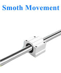Four Pack SC16UU Linear Motion Ball Bearing Slide Blocks With Aluminum Housing For CNC, smooth movement on 16mm rail