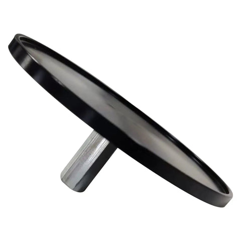 Heavy Duty Zinc Plated Suction Cup Adapter With M8 Thread for Rock Solid Vacuum Mount Base showing the aluminum alloy plate with M8 thread.