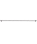 Four Piece 320mm M8 Stainless Steel Threaded Rod Set With Shoulder Nuts Silver Tone For Hardware Molds And Construction