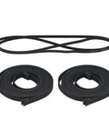 Anti Slip Lab X1 X1S P1P P1S X Y Z Axis Synchronous Belt With Fiberglass Reinforced Rubber For X1 Series 3D Printers, Dust Repelling Surface, 1142mm Or 1442mm Length, Easy Drop In Replacement. Coiled and looped 3D printer belt set