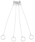 Stainless Steel Quick Release Safety Pins With 240mm Coil Lanyard, Marine Tether Kit For Boats And Trailers, Anti Loss Cable Fasteners