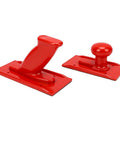 Heavy Duty Safety Push Block Set For Table Saws And Router Tables, 2 Piece Kickback Buster with red ABS grips.