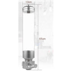 Heavy Duty Sealed Coffee Canister Locks In Peak Freshness And Keeps Every Grain Crisp Long Term Silver Kitchen Storage Jar size 65x13cm.