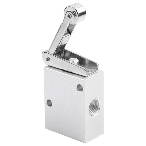 Heavy Duty Mechanical Pneumatic Roller Valve For Air Control With One Quarter Inch Ports No Sweat Setup Straight Up Reliable Pilot Diaphragm Control For Compressed Air Applications That Work Like A Charm