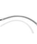Slick Stainless Steel Coil Milk Hose With Top Shelf Opaque Light Blocking Sleeve Smooth Pour And Sick Fit For Espresso Frother Replacement Adapter We8 E6 D6 Z8 Z6 Cool two hoses view