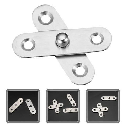 12 Piece Hidden Door Hinges Stainless Steel Pivot Hinges With 360 Degree Rotation For Cabinet Doors Built To Last