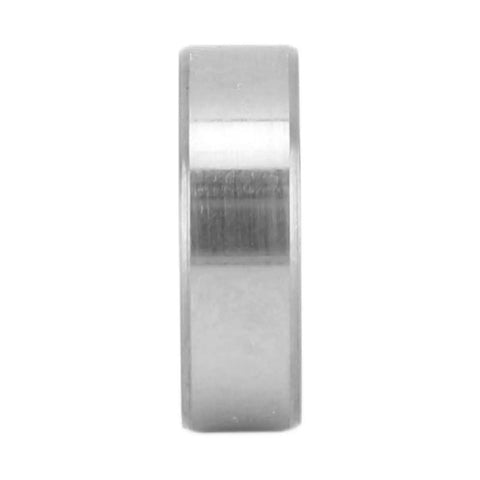 Side view of a steel precision bearing from the One Eighth Scale RC Ball Bearing Set With Steel Precision Bearings For Wheel Hubs ABEC 3 Tolerance