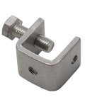 Heavy Duty Stainless Steel C Clamps For Welding And Construction, 0 To 20mm Jaw Opening, Super Strong Silver Metal Holding Tool