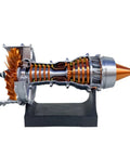 Turbofan Aircraft Engine Model Kit Trent 900 With Red LED Light Realistic See Through Shell Hands On STEM Toy For Adults