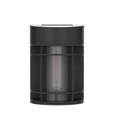 Single light from 8 Pack Solar Fence Lights With Dusk To Dawn Sensor, Waterproof Outdoor Deck And Yard Lighting, front view