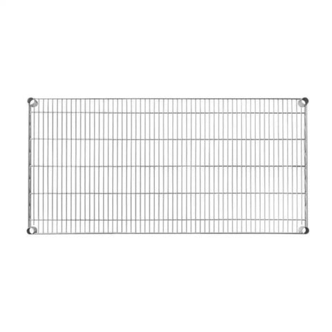 Heavy Duty Metal Storage Shelves Built Like A Tank Chrome Wire Replacement Rack Holding 800 Lbs 48 X 24 Inch Space Saving Rig For Garage Or Shop NSF Certified With Quick Clips