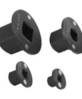 Hot Deal Low Profile Impact Socket Adapter Set 4 Piece Heavy Duty Stackable Steel Drive Reducer Kit Perfect For Tight Spots And Auto Repair Grind, four sizes