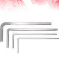 Get This Kick Butt 60 Piece Allen Wrench Set With Metric Hex Keys From 1.5mm To 4mm For Home Repairs And 3D Printer Tune Ups That Are Totally Rad. silver steel metric hex keys