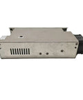 Beefy 480W Power Supply With 24V Output AQFV480F-24SXN Industrial Grade Unit Heavy Duty Metal Casing One Color Finish Ideal For Automation CNC LED Projects And Industrial Electronics. side view of 24V 480W metal power supply with vented casing