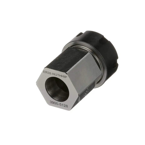 Hex ER32 Collet Block For CNC Machining Pro Grade Tool Steel Hardened And Ground To.0005 Flatness 1.75 X 1.75 X 2.8 In upright use