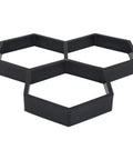 Hexagon Concrete Molds For DIY Garden Walkways Reusable Paver Molds For Concrete Stepping Stone Pavement Kits Easy Pour Molds For Lawn Patio And Yard 35x35cm Mode 4
