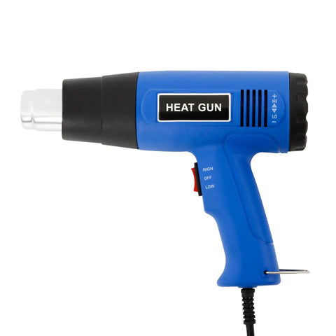 Built Tough 24 Inch Shrink Wrap Machine With 530W Sealer Bar And 1500W Heat Gun Adjustable Temp Control blue heat gun with triggers