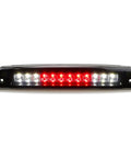 Third Brake Light Replacement For Dodge Ram 1994-2001 High Mount LED Cargo Lamp Smoke Lens Black Housing front view