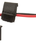 Digital Multimeter Amp Probe For 0 To 600 Amp AC DC Measurements With Two Foot Lead showing red and black connectors