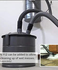 Pro Wall Mounted Garage And Car Vacuum With 50 Ft Hose And Tools, 7 Gallon Capacity, Workhorse Build In Galvannealed Steel, accessory WPK112