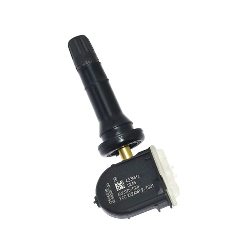 Straight Plug And Play Tpms Tire Pressure Monitoring Sensor 13506028 13598773, compact design for Buick Cadillac Chevy GMC vehicles.