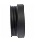 Side view of Ford F-Super Duty 1993 Harmonic Balancer Drop-In Replacement Black Serpentine Drive Belt Keyway 1 Mounting Hole