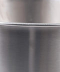 Close-up of the rim of a Heavy Duty 30L Stainless Steel Hopper Flows Liquids And Pastes Dang Smooth For No Fuss Commercial Filling Line Production With Killer Performance.