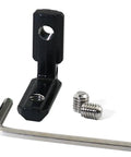 20 Piece 2020 Series Black T Slot L Shape Corner Connector Bracket Set with screws and wrench for aluminum extrusion profile 6mm