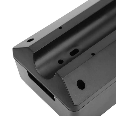 Close-up of Killer Protection Electric Bike Controller Box With Hella Rugged Weatherproof Plastic Housing and mounting holes.