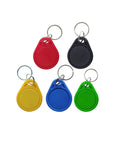 Five colorful T5577 RFID keychains for Handheld 125kHz RFID Copier And Duplicator For T5577 And EM4305 Cards Easy Read Write Duplication