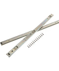 Heavy Duty Side Mounted Ball Bearing Drawer Slides Pair Thickened Cold Rolled Steel Full Extension Cabinet Slide Rails and screws