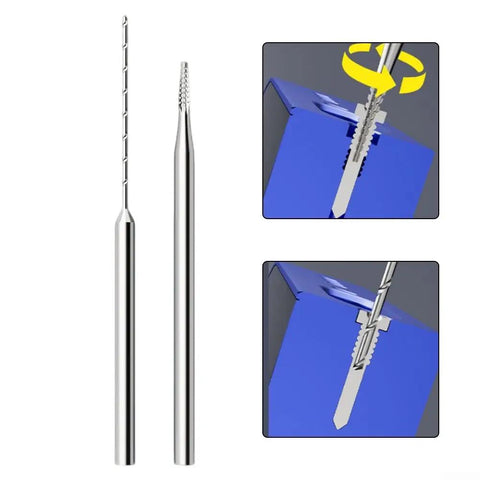 Premium Alloy Screw Extractor Drill Bit Set With Fixed Handle For Stripped Screws Removal In Phones And Electronics, High Strength Tool To Grip Broken Fasteners Like A Boss And Save Your Gear, alloy steel, close-up
