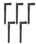 Foldable High Gain Omnidirectional Antenna Set Of Five For Wireless Transmission Systems Portable Signal Booster