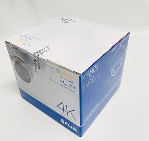 Box packaging of Outdoor 4K Ultra HD 4 In 1 Dome Camera With WDR And Audio 100 Ft Night Vision 3.6mm Lens, showing brand and details.