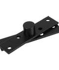 Black Invisible 360 Degree Hidden Door Pivot Hinge For Wooden Doors And Cabinets Stainless Steel Center Pivot Hardware