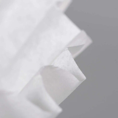 Commercial Tea And Paper Coffee Filters 1.5 Gallon White 500 Count close-up showing filter material and texture