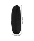Heavy Duty Grease Resistant Long Arm Sleeves Waterproof Forearm Shields in black, showcasing size and shape for cooking and welding.