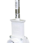 PVC Pneumatic Gate Valve 2 Inch Slip Black With Metal Air Cylinder visible in the image, showcasing industrial grade design for liquids and gases.