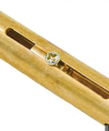 Brass Inline Universal Nipple Pick For Muzzleloading Breech Cleaning showing side view with screw and slot, ideal for flash holes.