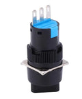 Universal Rotary Changeover Switch 16mm Panel Mount Cam Selector Latching Push Button Switch 2 Or 3 Position Handles AC 250V 3A And DC 30V 5A Ideal For Household Appliances And Automation Equipment
