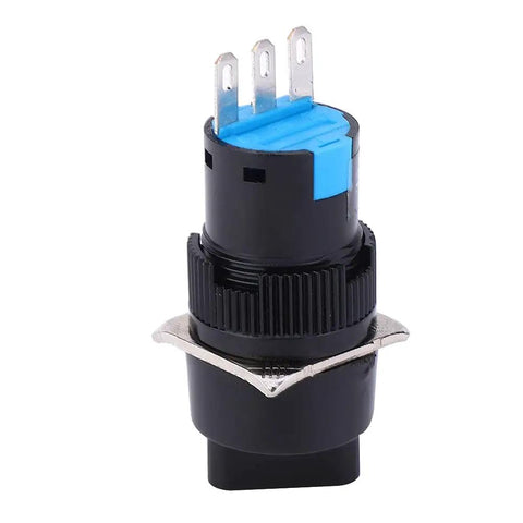 Universal Rotary Changeover Switch 16mm Panel Mount Cam Selector Latching Push Button Switch 2 Or 3 Position Handles AC 250V 3A And DC 30V 5A Ideal For Household Appliances And Automation Equipment