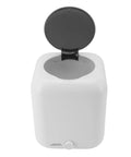 Hella Compact 5 Liter Mini Portable Washer With Usb Rechargeable Power And Automated Top Load Wash Cycle built for dorm rooms, top view with lid open.
