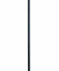 Modern Torchiere Floor Lamp In Black With White Frosted Shade, 70 Inch Tall Uplight, 150 Watt Incandescent, 3 Way Rotary Switch