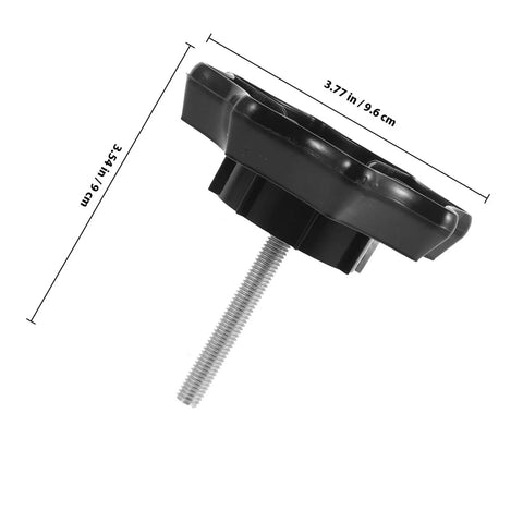 Spare Tire Clamp Bolt And Fastening Screw For Grab And Go Car Use, Fits Compact Sedans And Hatchbacks with dimensions